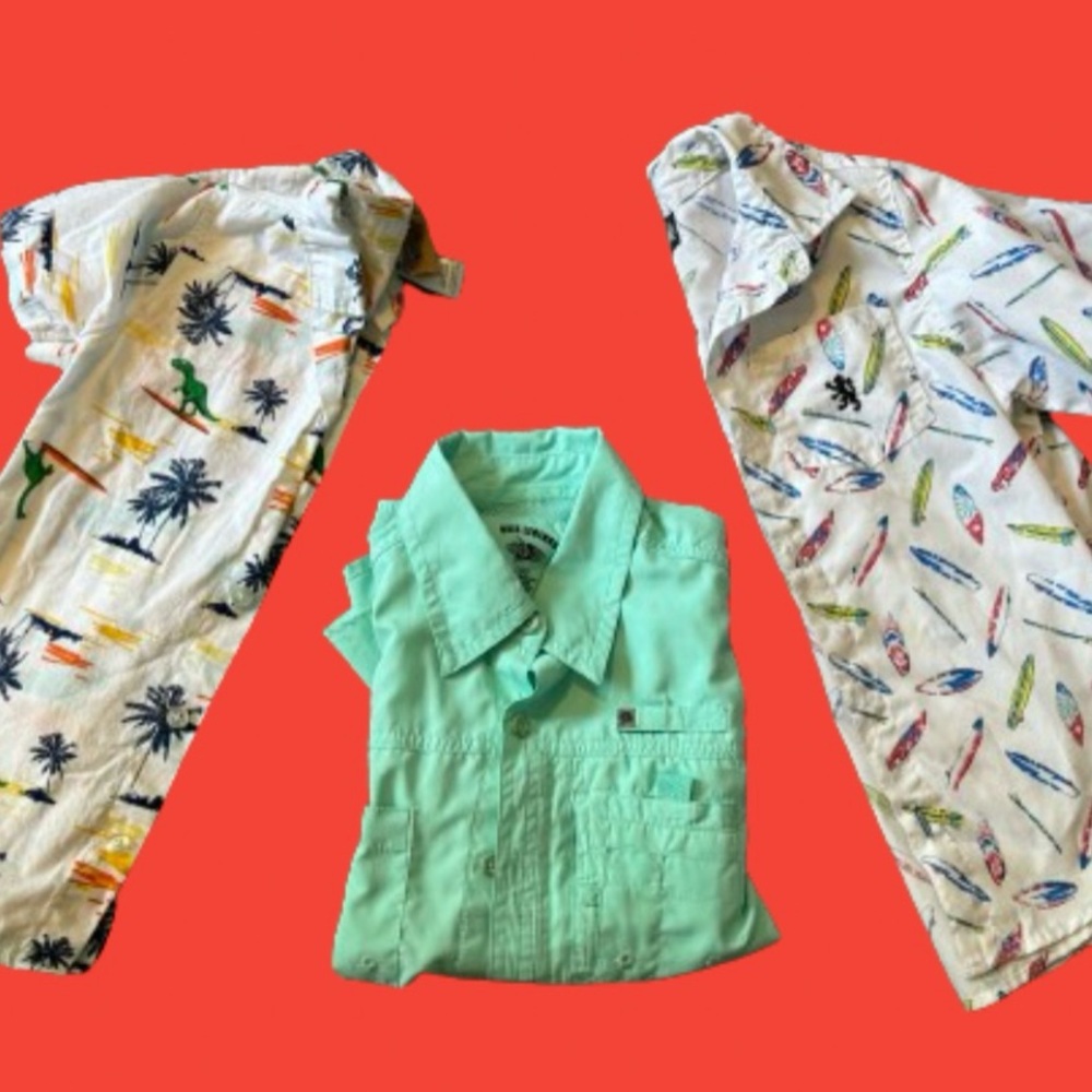 Boys Button Down Tops